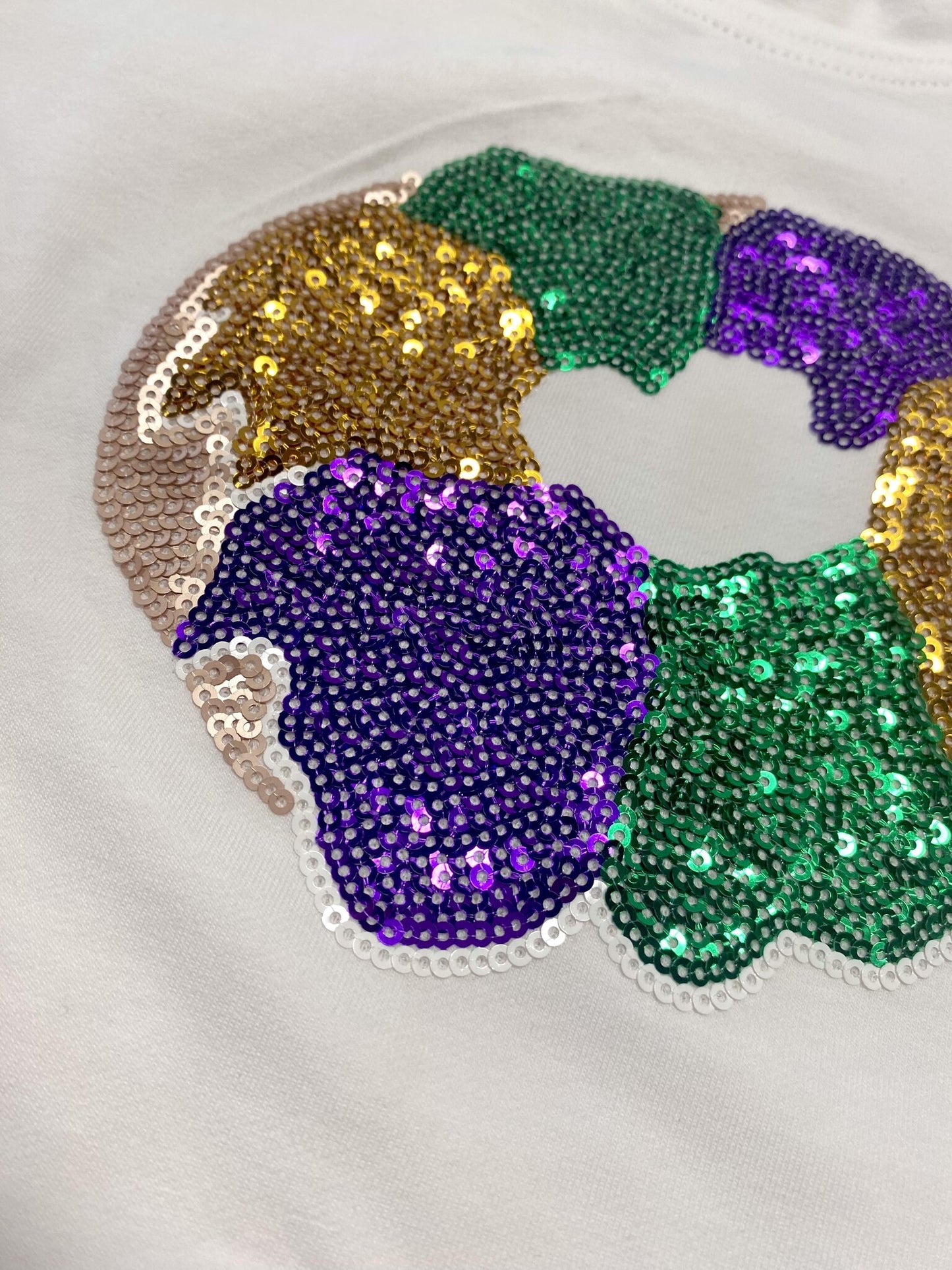 Sequin King Cake Sweatshirt, Kids