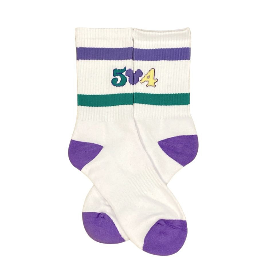 504 Mouse Varsity Socks