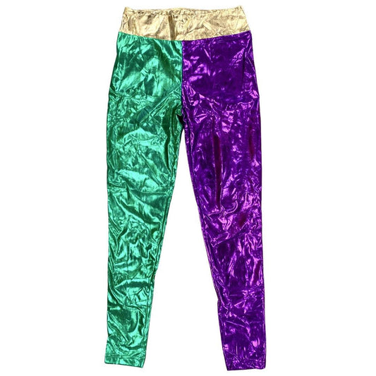 Metallic Tri Color Leggings