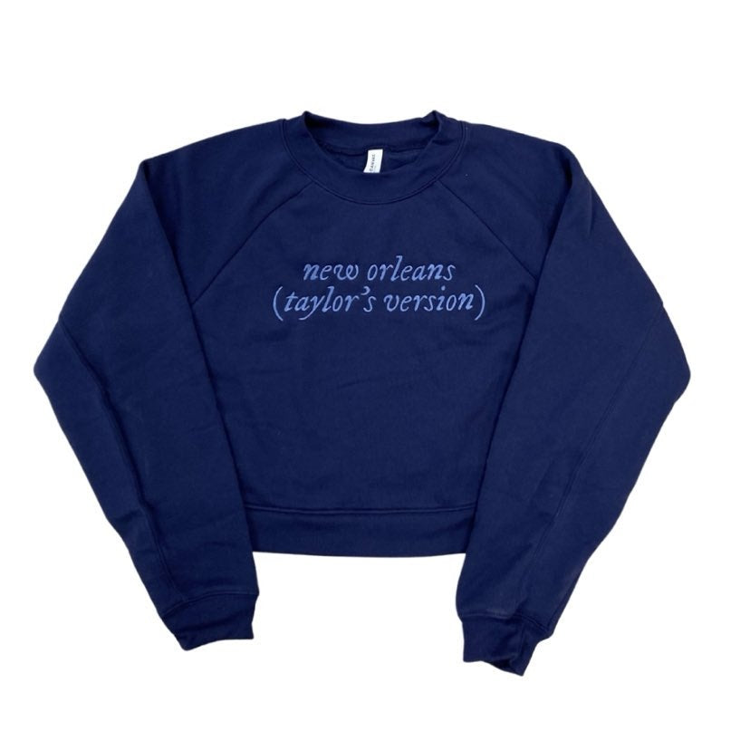 New Orleans (Taylor's Version) Crop Sweatshirt