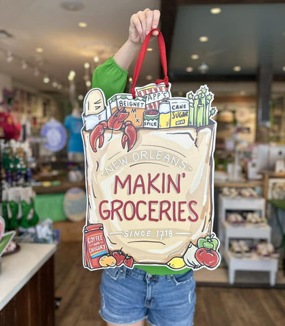 Makin' Groceries Door Hanger