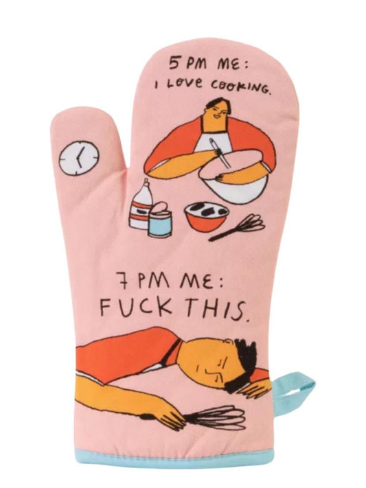 5pm Love 7pm Oven Mitt