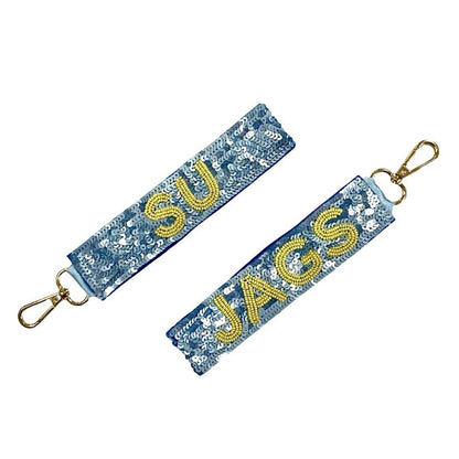 SU Jags Sequin Keychain