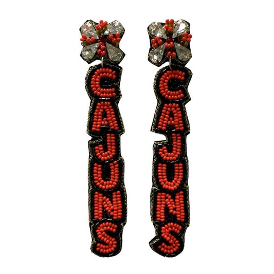 Cajuns Beaded Earrings