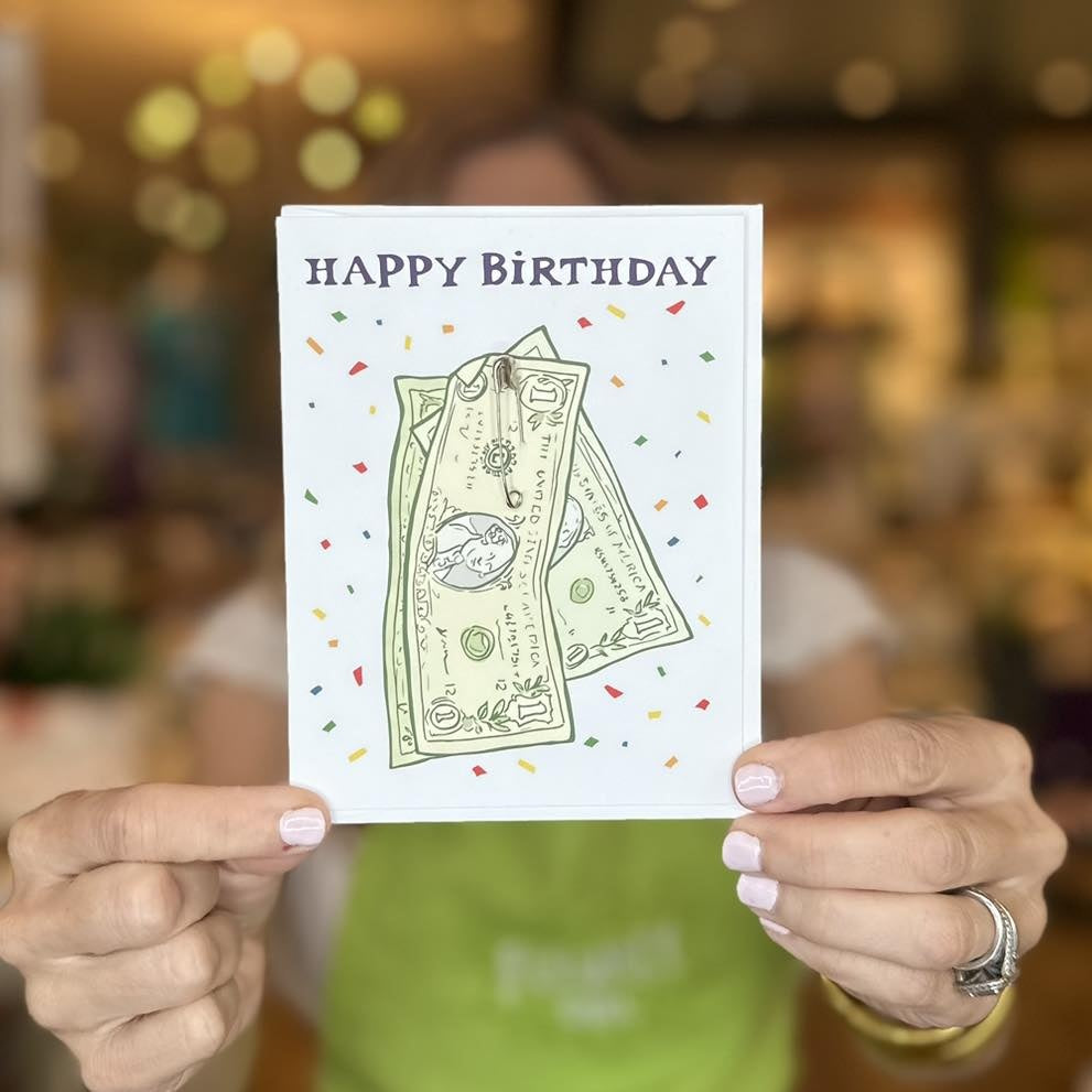 Pin a Dolla' Birthday Card