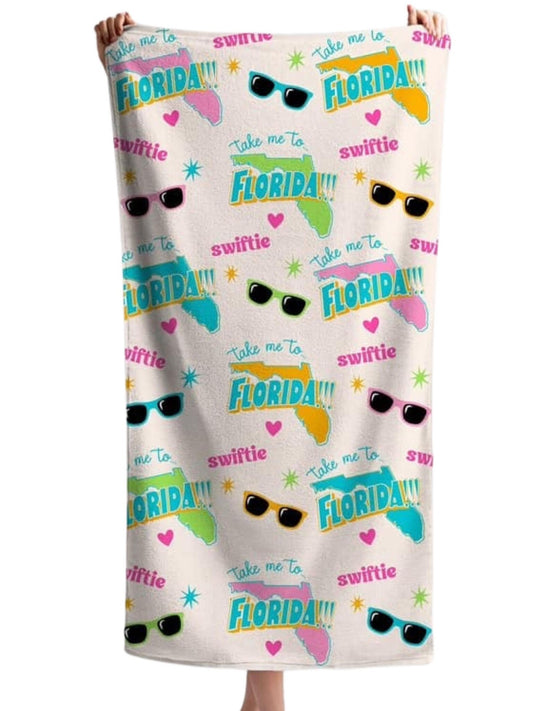 Take me to Florida Beach Towel