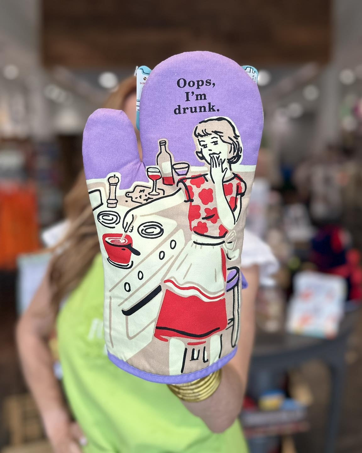 Oops, I'm Drunk Oven Mitt