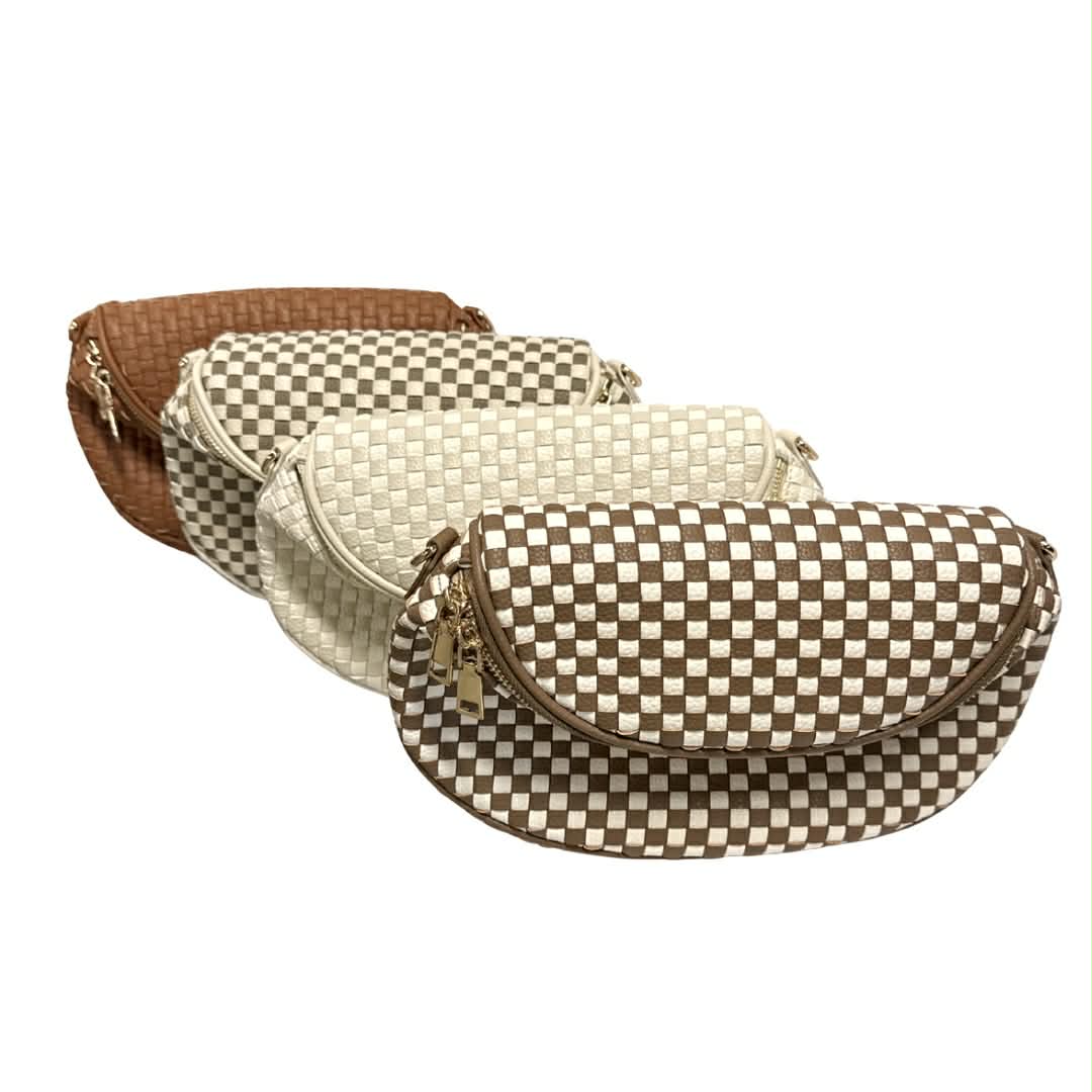 Oversized Woven Fanny Pack