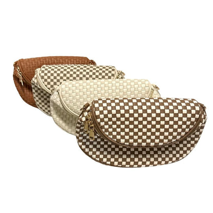 Oversized Woven Fanny Pack