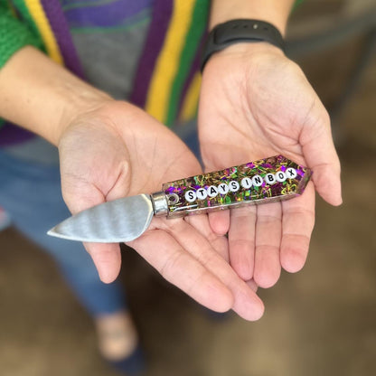 Stays in Box King Cake Knife