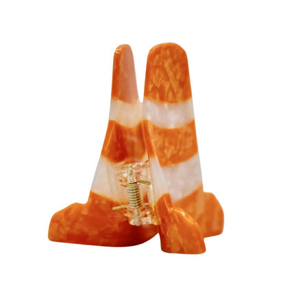 Safety Cone Hair Clip