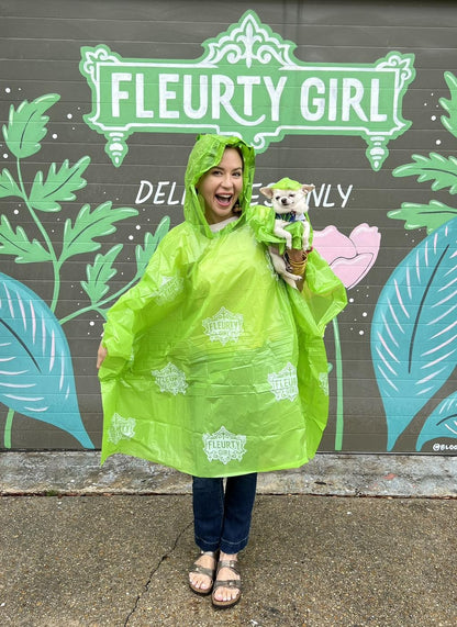 Fleurty Girl Rain Poncho