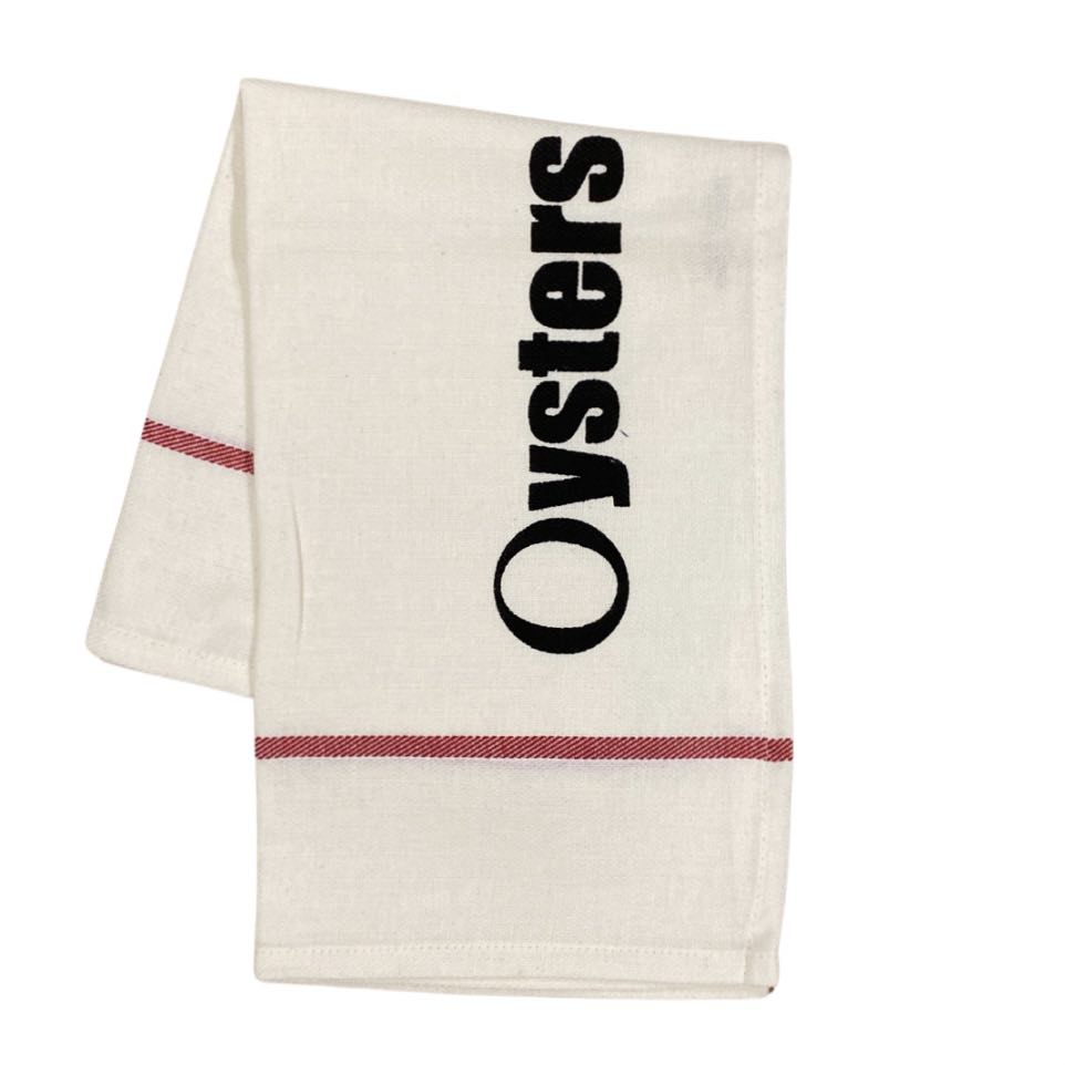 Oysters Stamped Towel