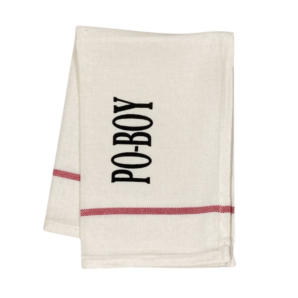 Poboy Stamped Towel