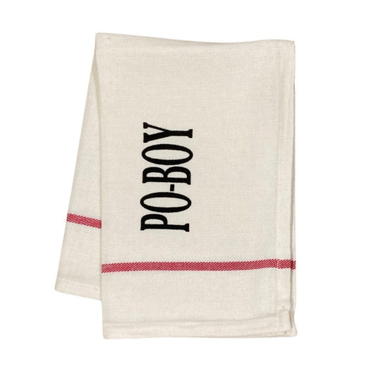 Poboy Stamped Towel