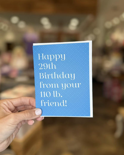 110lb Friend Card