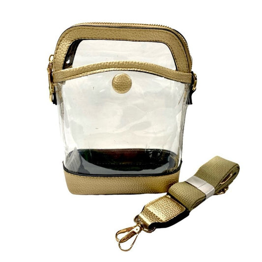 Clear Purse, Gold