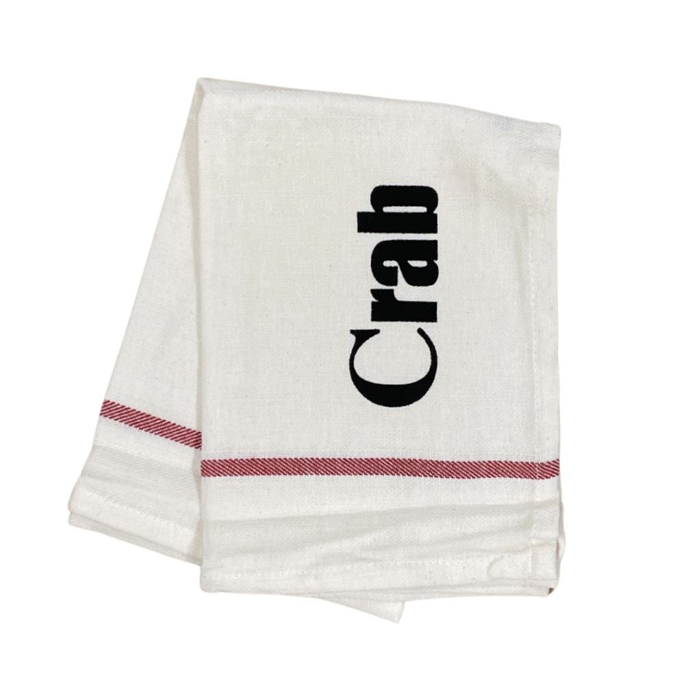 Crab Stamped Towel