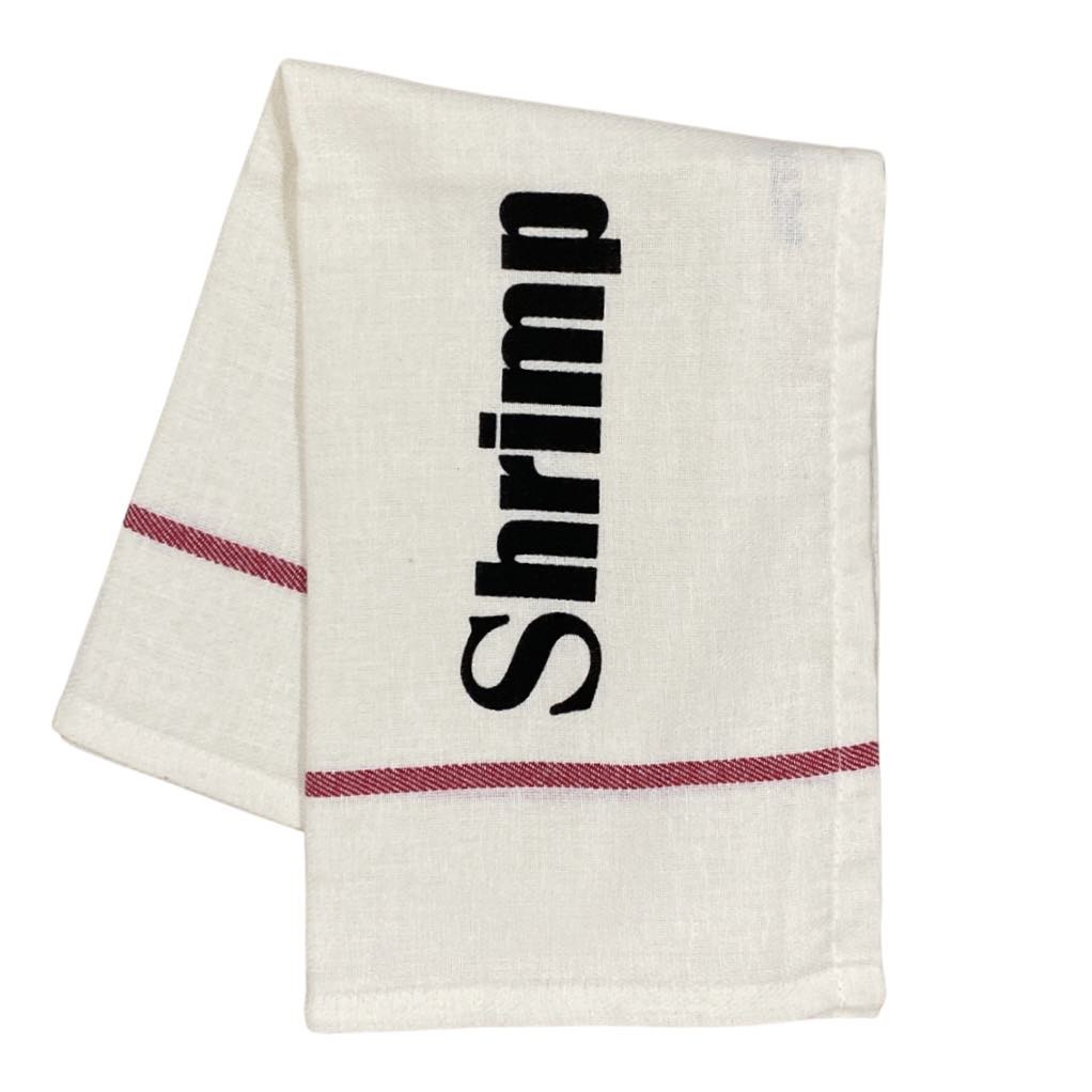 Shrimp Stamped Towel