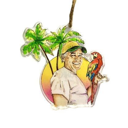 Jimmy Buffett Acrylic Ornament