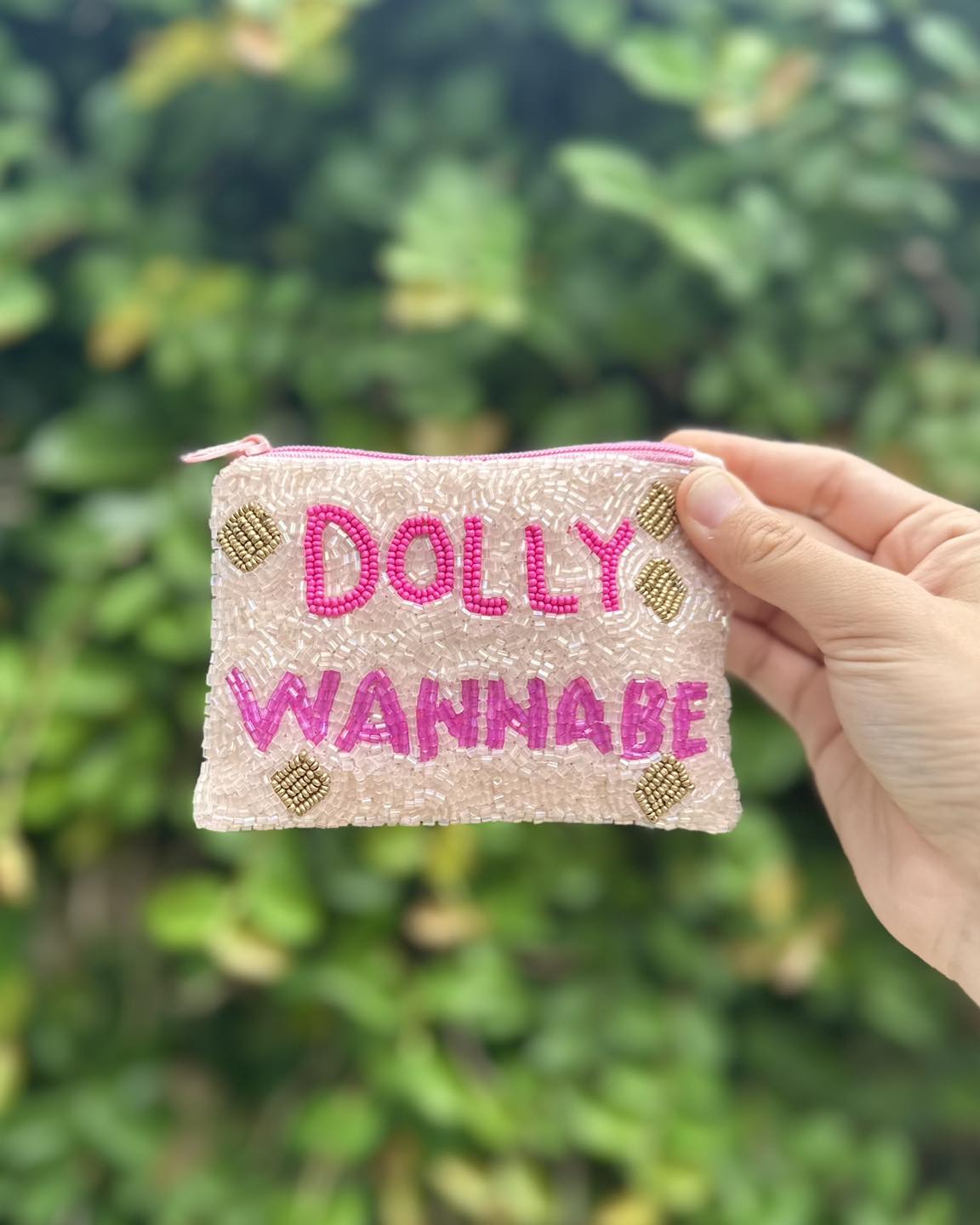 Dolly Wannabe Beaded Pouch