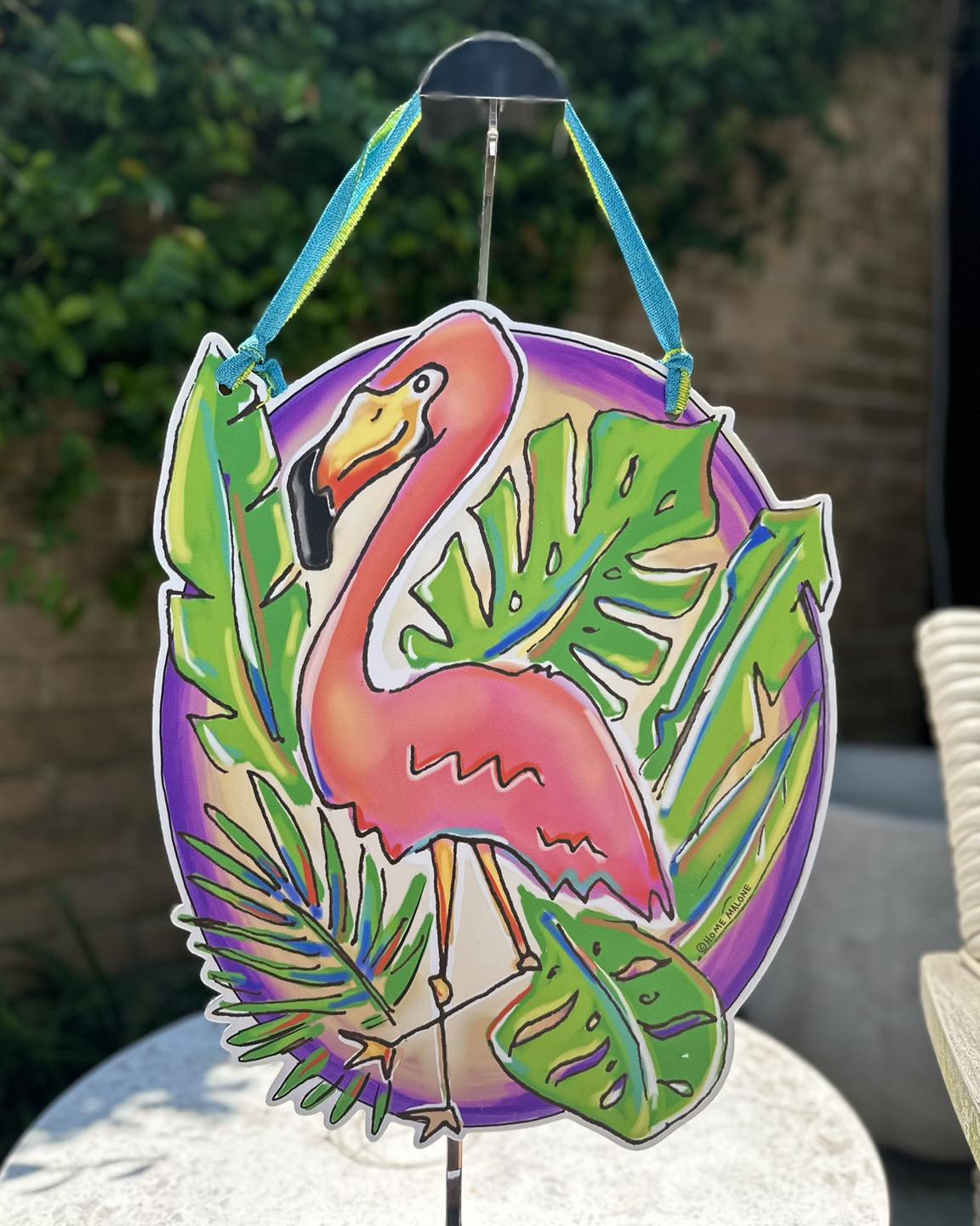 Flamingo Door Hanger