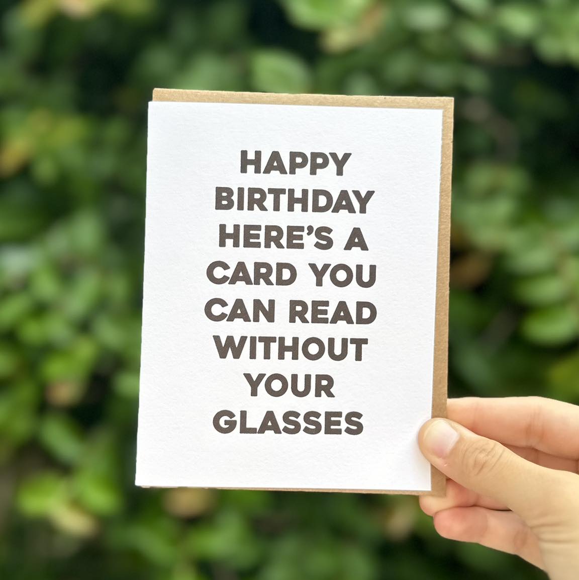 Read Without Glasses Card