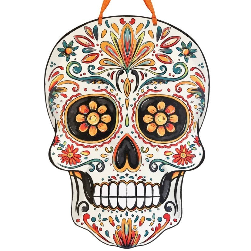 Sugar Skull Door Hanger