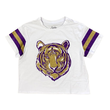 Tiger Game Day Stripe Tee