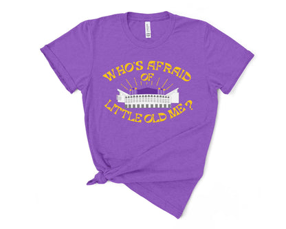 Little Old Me Tee, Purple & Gold