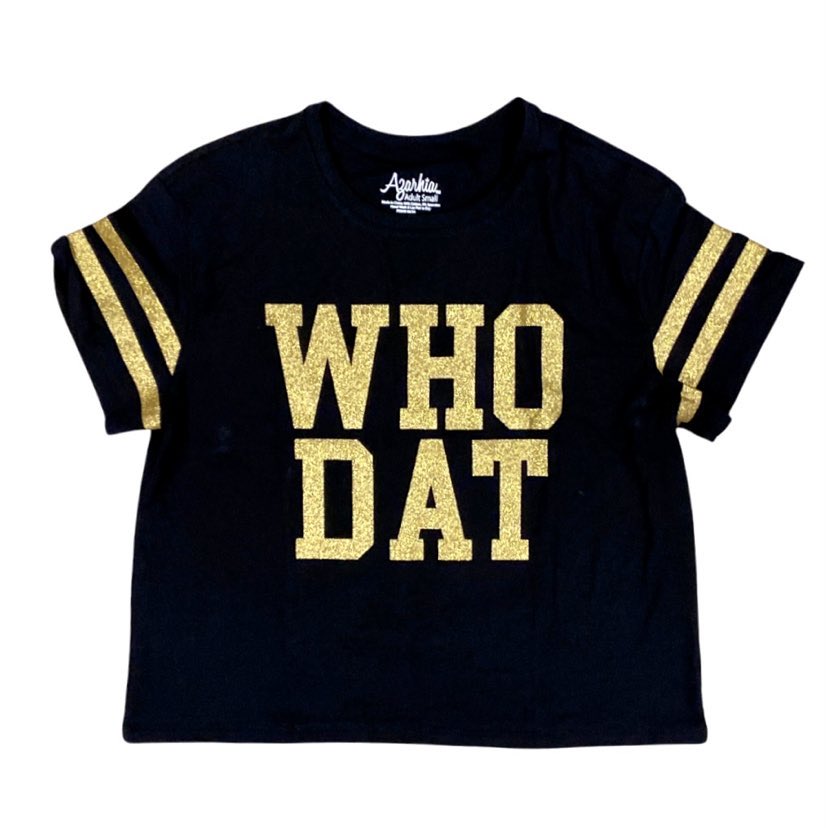 Who Dat Game Day Stripe Tee