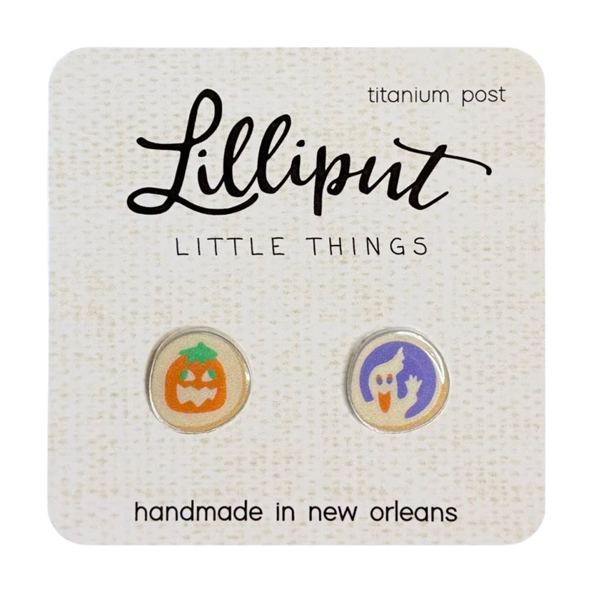 Halloween Sugar Cookie Stud Earrings