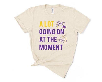 A Lot Going On Tee, Purple & Gold