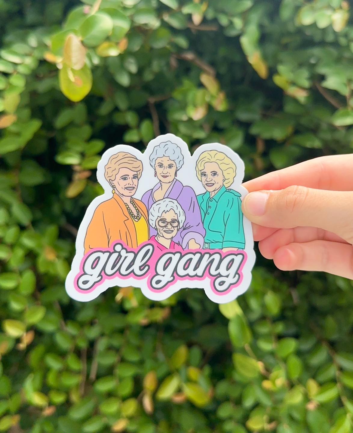 Golden Girl Gang Sticker