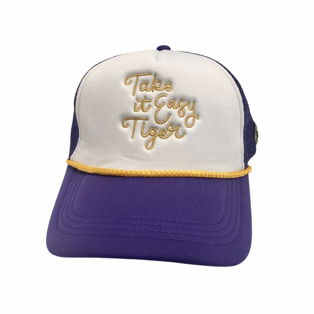 Take it Easy Tiger Trucker Hat