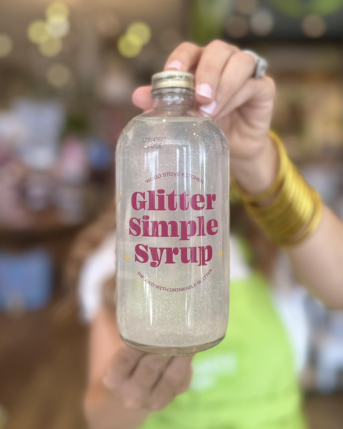 Glitter Drink Mix, Simple Syrup