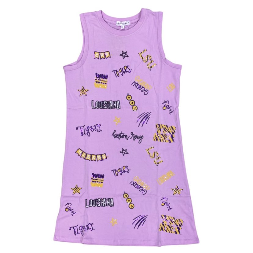 LSU Icons Tank Dress