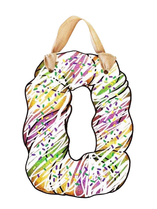 Haydel's Da Parish King Cake Door Hanger