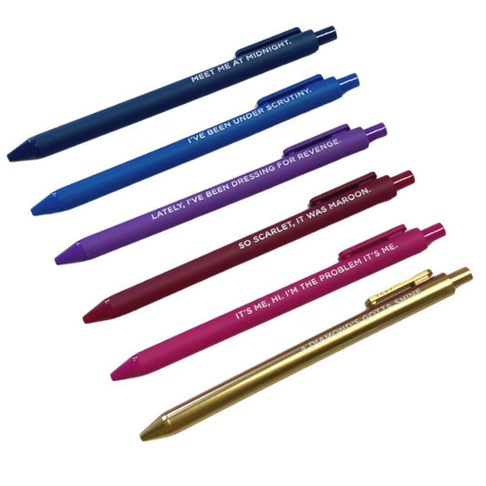 Taylor Swift Mastermind Pen Set, 6pk