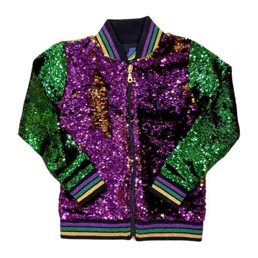 Mardi Gras Magic Sequin Jacket, Kids