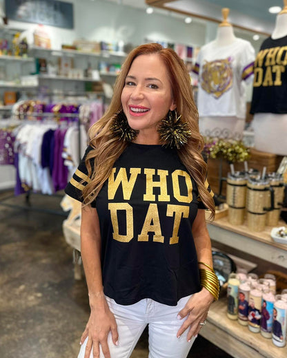 Who Dat Game Day Stripe Tee