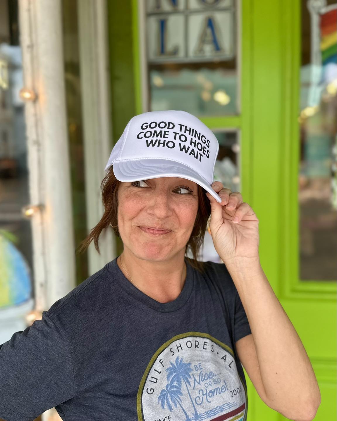 Good Things Come Trucker Hat