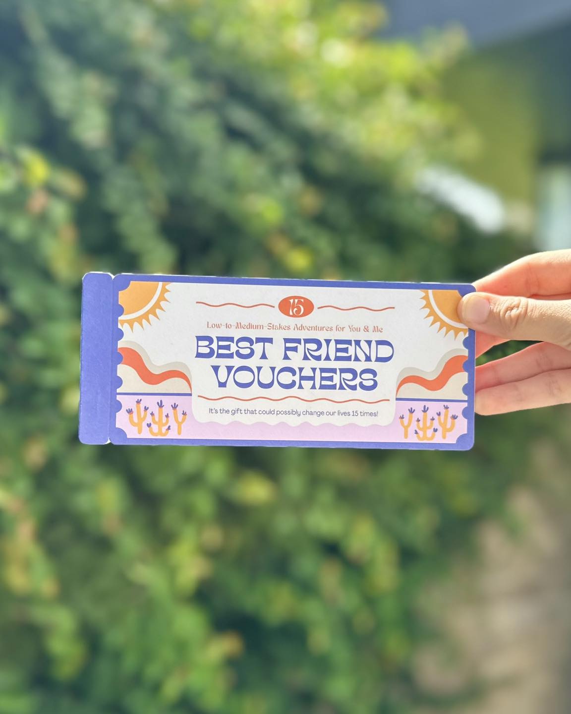 Best Friend Vouchers Booklet