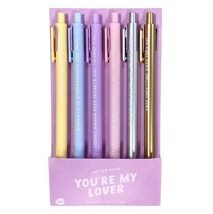 Taylor Swift Lover Pen Set, 6pk