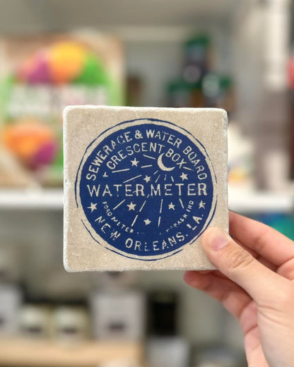 Water Meter Coaster, 4x4