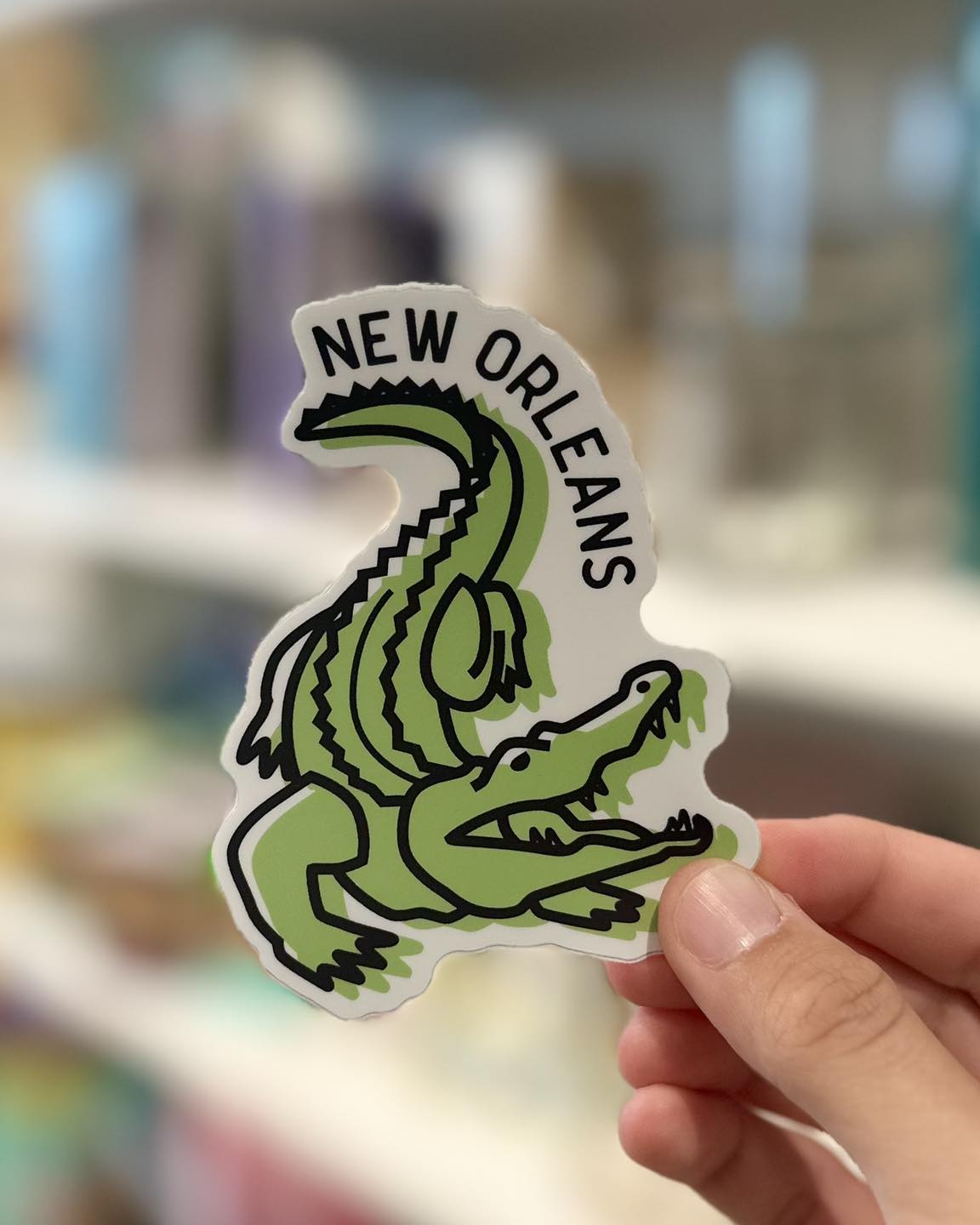 New Orleans Alligator Sticker