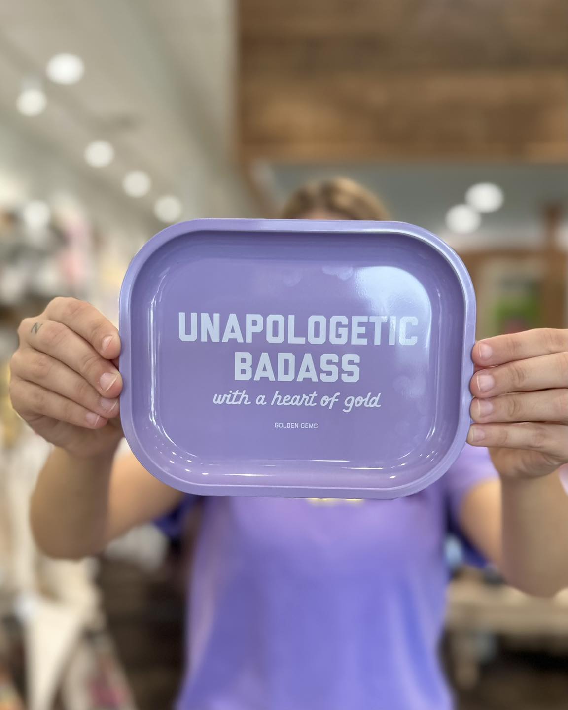 Unapologetic Badass Trinket Tray