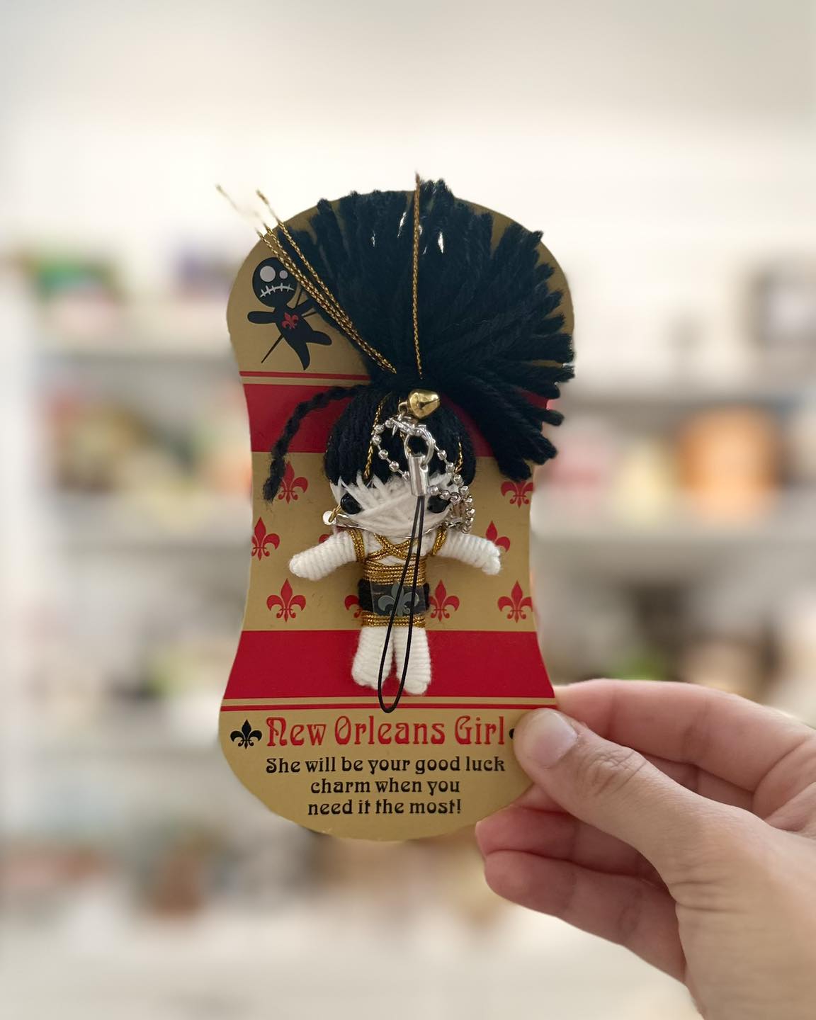 New Orleans Girl Voodoo String Doll