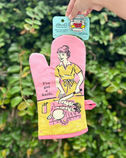 I've Got A Knife Oven Mitt