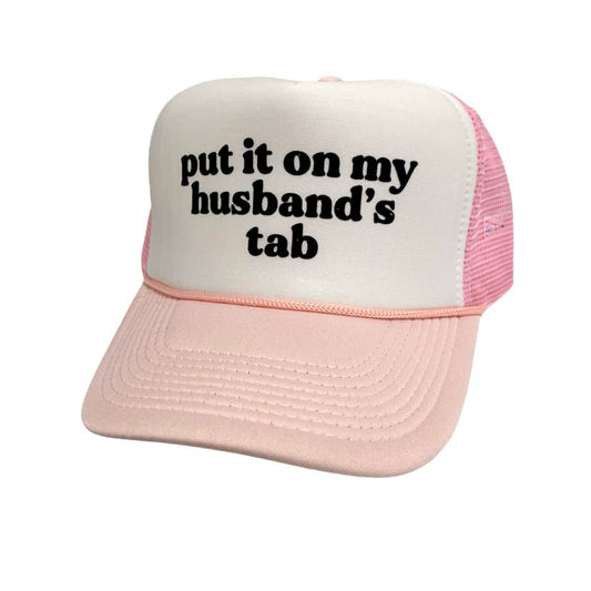 My Husband's Tab Trucker Hat